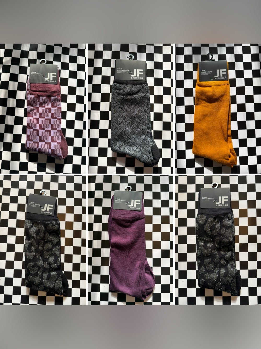 jf j.ferrar Men's Crew Socks - MULTIPLE OPTIONS AVAILABLE